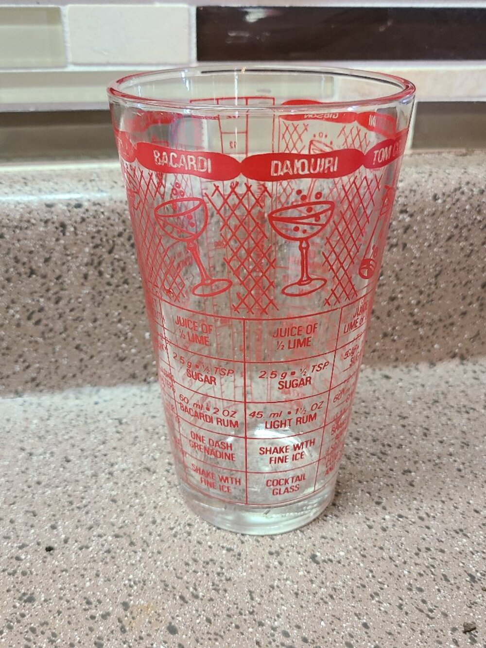 VTG Irvinware Cocktail Maker Glass 24oz MCM Decor Kitchen Bar USA Drink Recipes